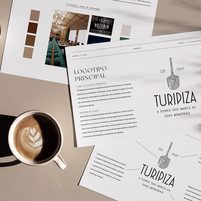 Turipiza brand design